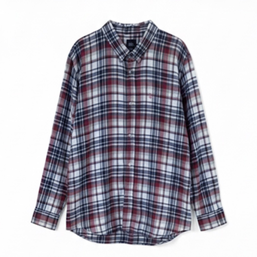 Stussy Long Sleeve Button Down Plaid Shirt Size XL New Without Tags!